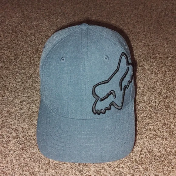 Fox Accessories Fox Clouded Flexfit Fitted Grey Hat Sm